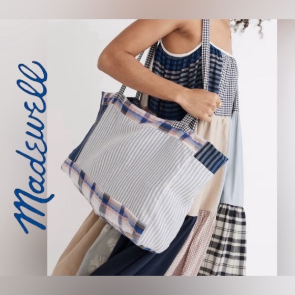 Madewell La Reunion Patchwork Tote - Picture 1 of 13